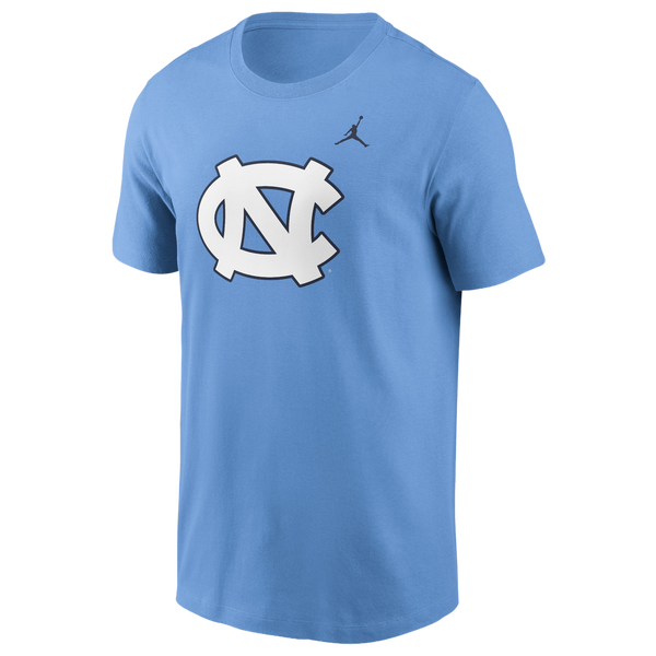 Jordan North Carolina Primetime Evergreen Logo T-Shirt - Men's - Light Blue - Image 2