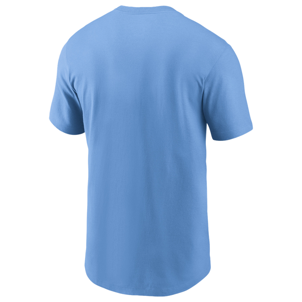 Jordan North Carolina Primetime Evergreen Logo T-Shirt - Men's - Light Blue - Image 3