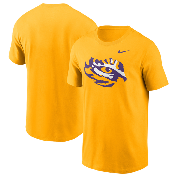 Nike LSU Primetime Evergreen Alternate Logo T-Shirt - Men's - Orange/Purple/Red