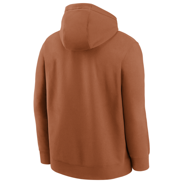 Nike Texas Primetime Evergreen Club Fleece P/O Hoodie - Men's - Burnt Orange - Image 2