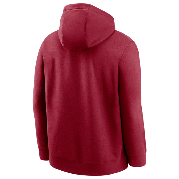 Jordan Oklahoma Primetime Evergreen Club Fleece P/O... - Men's - Crimson - Image 3