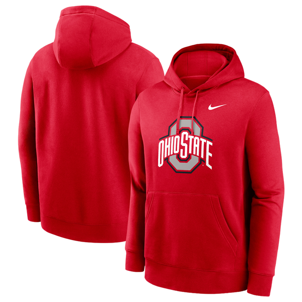 Nike Ohio State Primetime Evergreen Club Fleece... - Men's - Scarlet