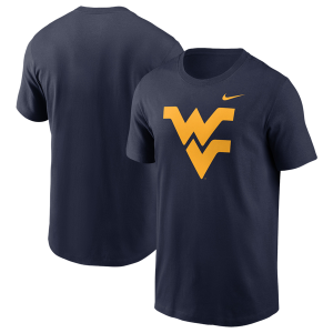 Nike West Virginia Primetime Evergreen Logo T-Shirt - Men's - Navy