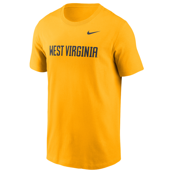 Nike West Virginia Primetime Evergreen Wordmark... - Men's - Gold - Image 2