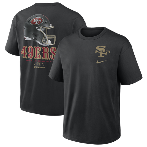 Nike 49ers Rival Short Sleeve T-Shirt - Men's - Black