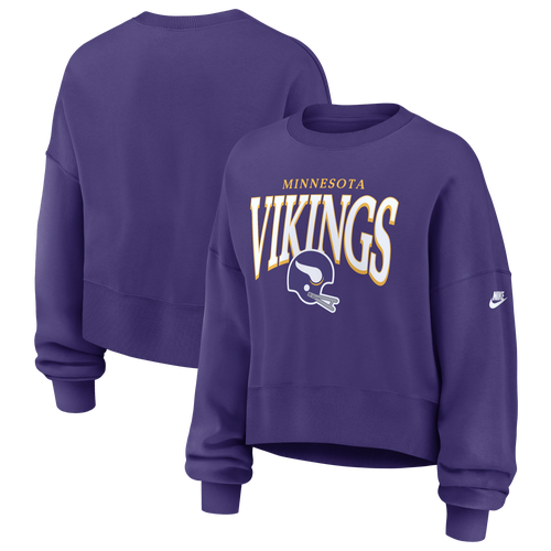 Nike NFL Vikings Crew - Women's - Purple