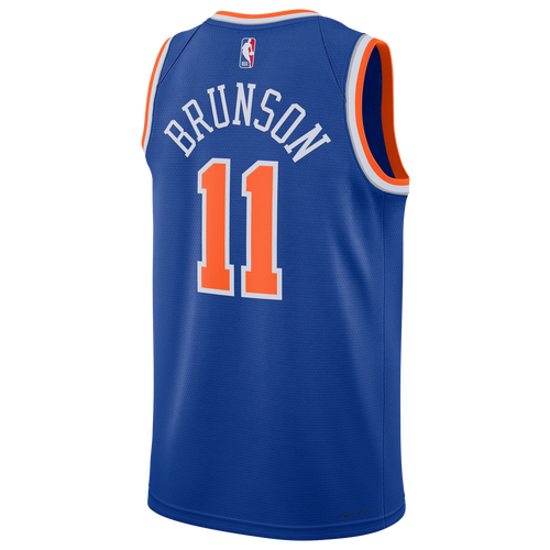 Nike NBA Knicks Swingman Icon Edition Jersey - Orange/Blue