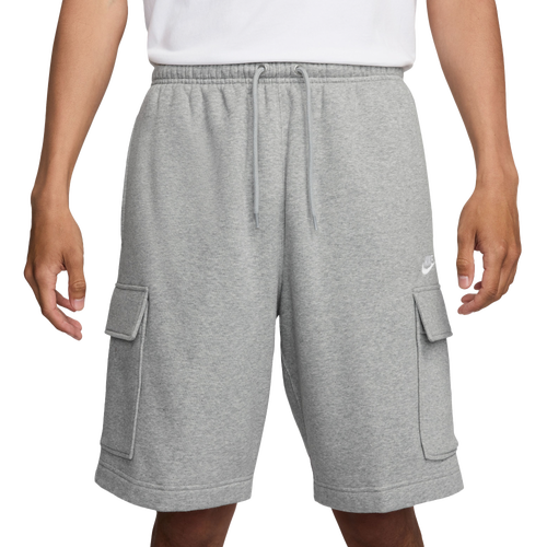 Nike Club Cargo Shorts - Dark Grey Heather/White/Light Smoke Grey
