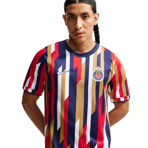 Nike CDG Dri-FIT Short Sleeve Prematch Top - Loyal Blue/White