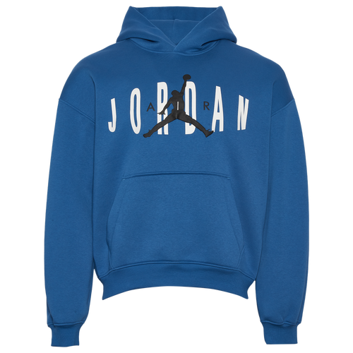Jordan Brooklyn GFX Oversized Pullover Hoodie - Blue
